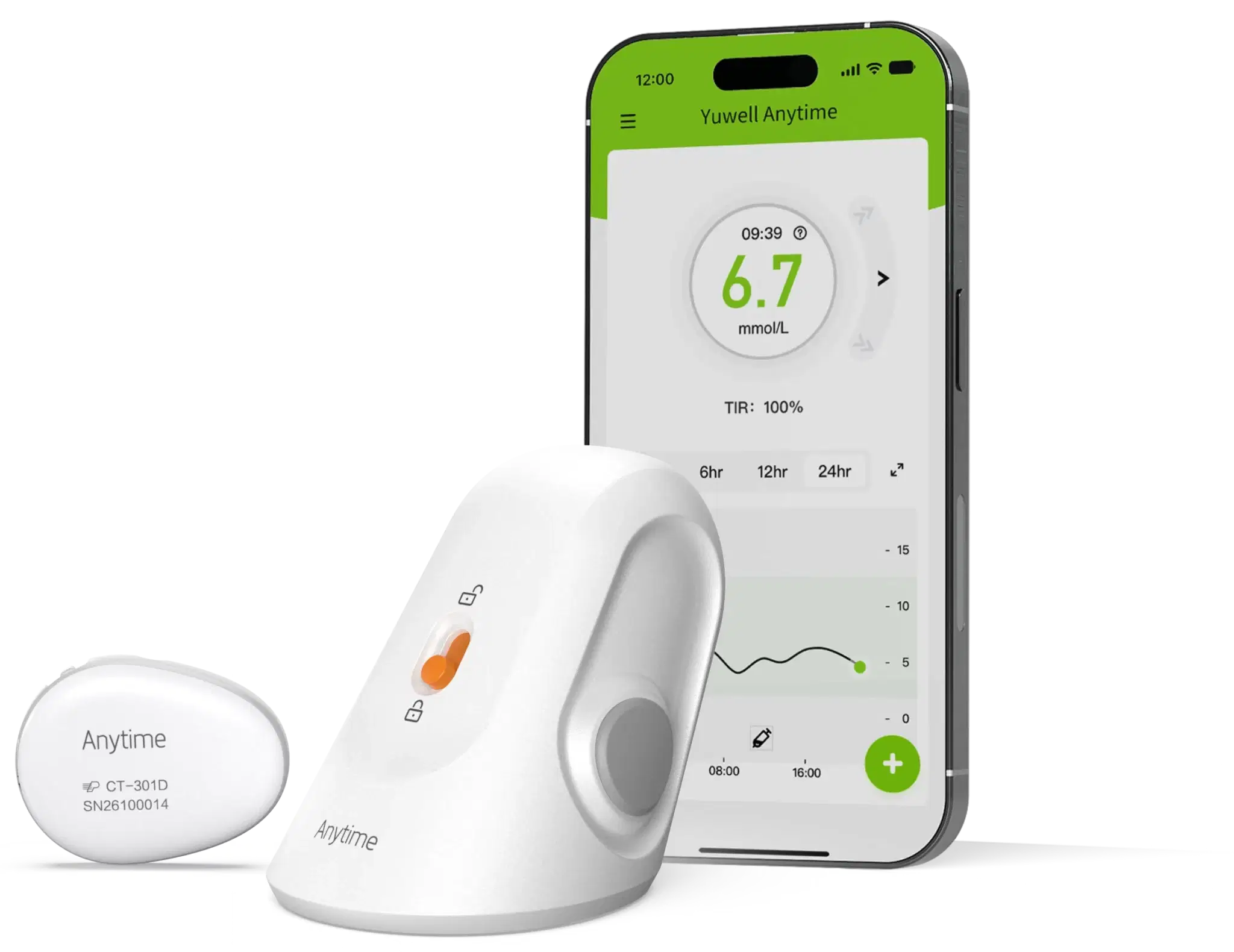 Apwell Anytime CT3 CGM senzor